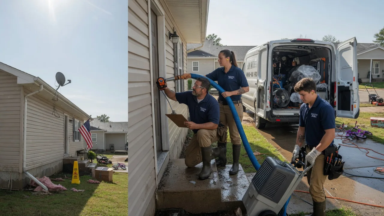 Ceiling Water Damage Restoration in Glidden, TX near me