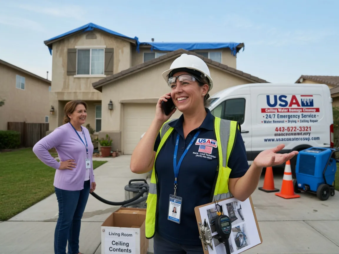 Ceiling Water Damage Restoration Glidden, TX FAQs